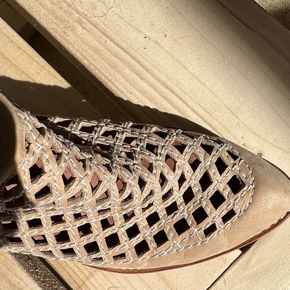 Jeffrey Campbell Beige Cutout Ankle Booties - Picture 6 of 6